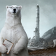 Illustration for article titled Encouraging Report Finds Polar Bears Evolving Aerospace Engineering Skills Necessary To Escape Overheating Planet